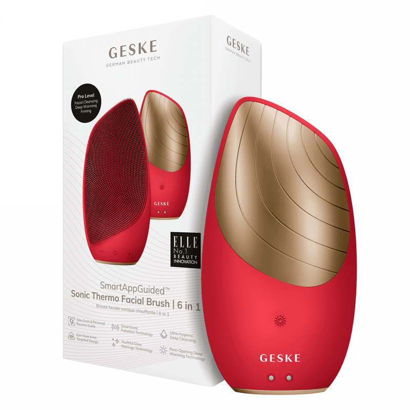 Sonic Thermo Facial Brush|Red